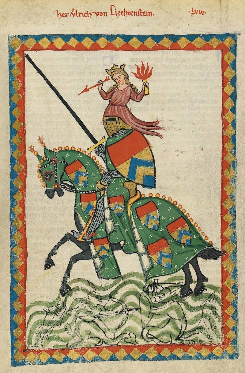 Манесский кодекс – как иллюстративный источник по истории рыцарского снаряжения начала XIV века Манесский кодекс – как иллюстративный источник по истории рыцарского снаряжения начала XIV века