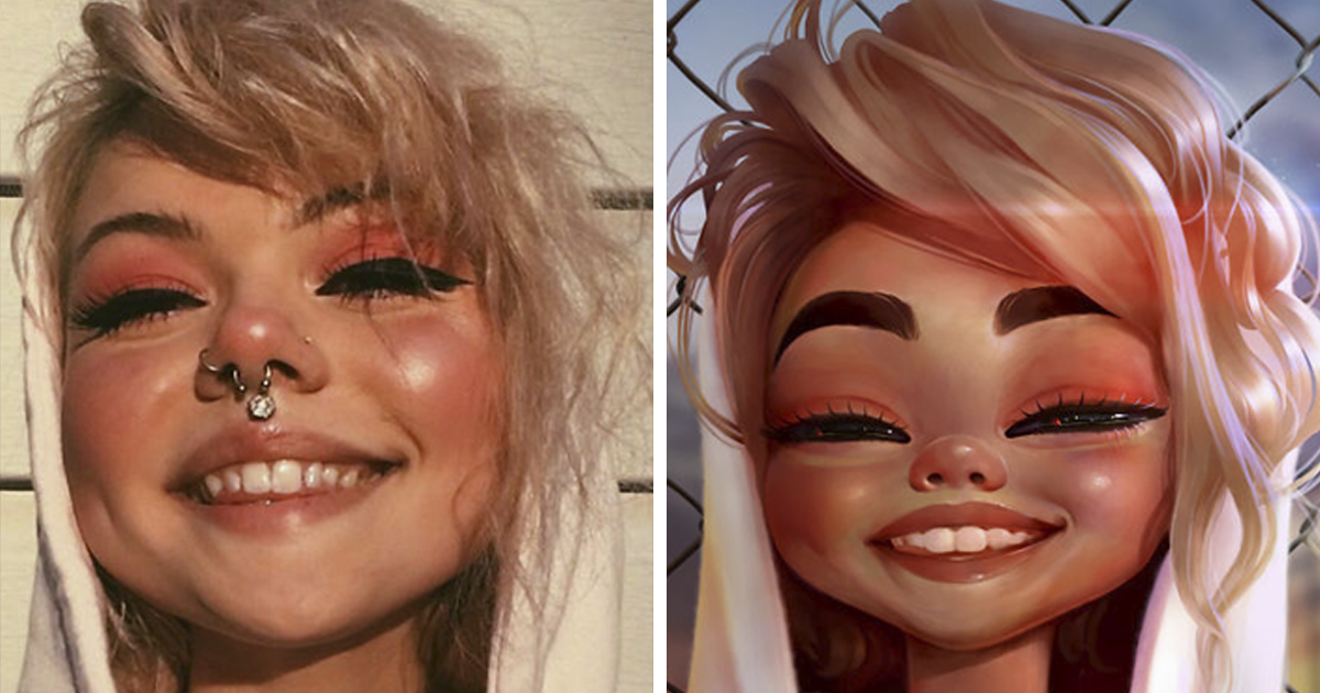 I Turned 26 People Into Disney-Like Cartoon Characters