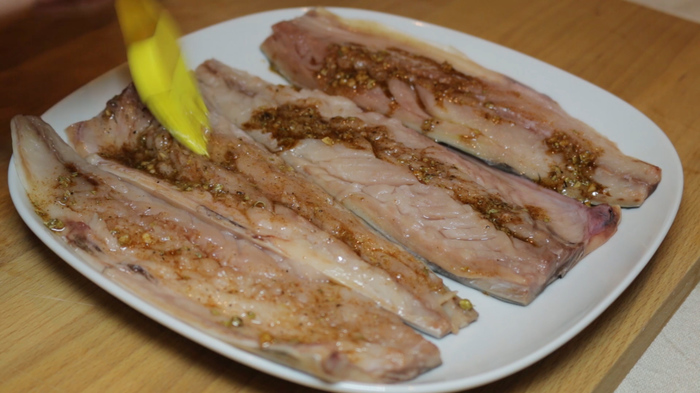 Скумбрия запеченная в духовке Еда, Рецепт, Скумбрия, Длиннопост, Видео