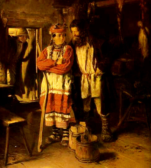 "Свекор". В. Маковский