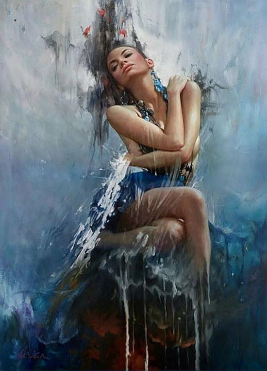 Художник Mark Arian. Современная американская мадонна