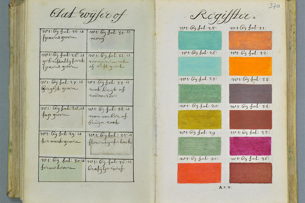 Самый первый каталог цвета, созданный на закате Средневековья