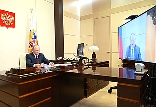 Встреча с врио губернатора Пензенской области Олегом Мельниченко (в режиме видеоконференции).