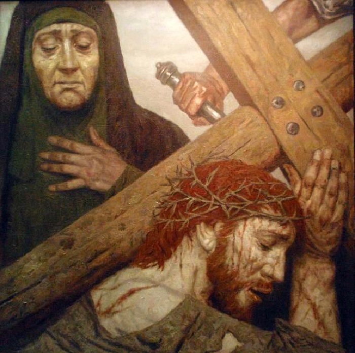 Восхождение на Голгофу. Автор: Гелий Коржев. Восхождение на Голгофу. Автор: Гелий Коржев.