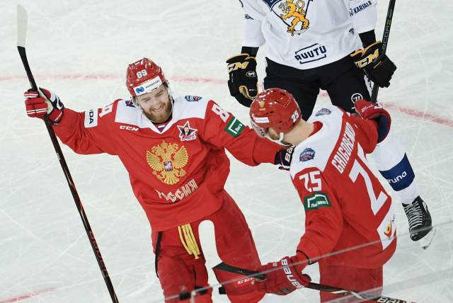 Россияне разгромили финскую сборную со счетом 5:0 на этапе Еврохоккейтурнира