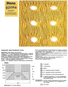 Узоры спицами