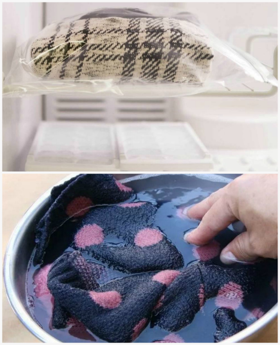 Маленькие уловки с шерстяным свитером. | Фото: Home Hacks, Womanadvice.ru. Маленькие уловки с шерстяным свитером. | Фото: Home Hacks, Womanadvice.ru.