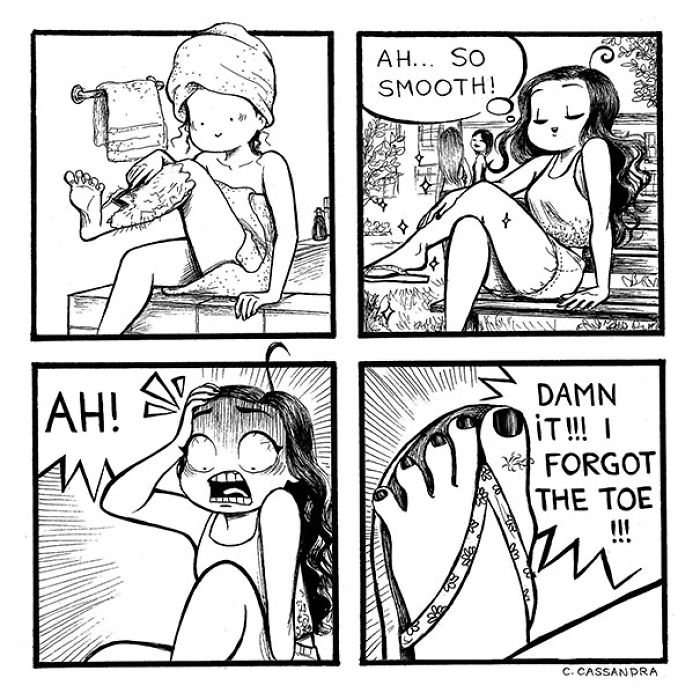 Funny Shaving Comic