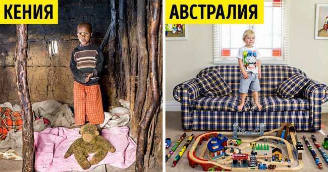 Итальянский фотограф путешествует по миру и делает снимки детей с их любимыми вещами Итальянский фотограф путешествует по миру и делает снимки детей с их любимыми вещами