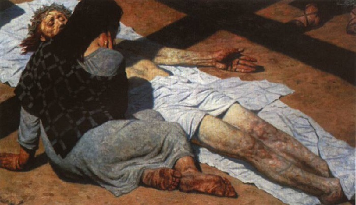 Оплакивание Христа. Автор: Гелий Коржев. Оплакивание Христа. Автор: Гелий Коржев.