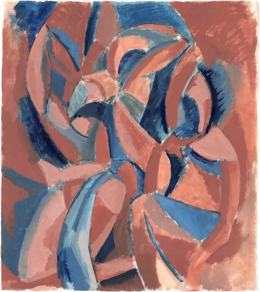 Пабло Пикассо. «Три женщины. Этюд», 1907–1908 © ГМИИ им. А. С. Пушкина