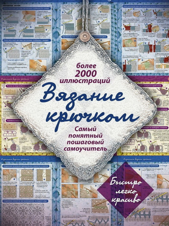Пошаговый самоучитель вязания крючком… Замечательная подборка! Пошаговый самоучитель вязания крючком… Замечательная подборка!