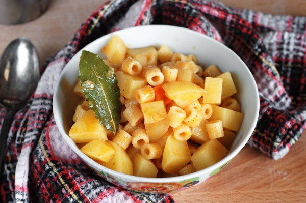 Макароны с картошкой