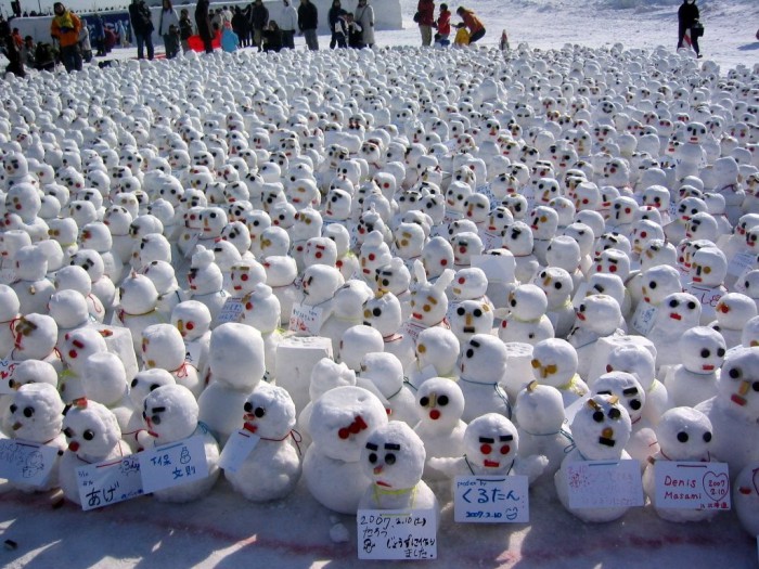 Японские снеговики - daruki