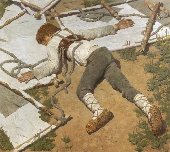Егорка-летун. Автор: Гелий Коржев. Егорка-летун. Автор: Гелий Коржев.