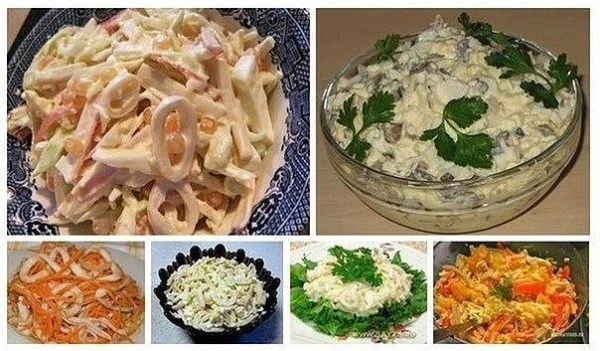 ТОП-9 САМЫХ ВКУСНЫХ РЕЦЕПТОВ С КАЛЬМАРАМИ