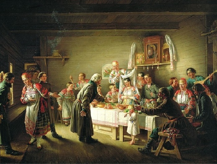 Крестьянская свадьба. Крестьянская свадьба.