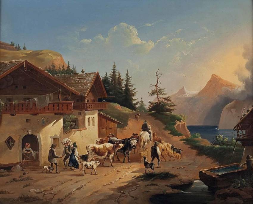 FRIEDRICH GAUERMANN (1807-1862) —    . | .///  