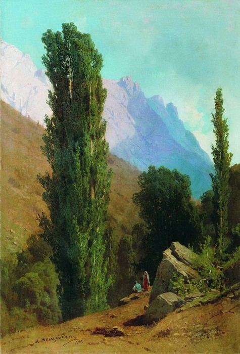 «Крымский пейзаж» (1870 год). Частное собрание «Крымский пейзаж» (1870 год). Частное собрание