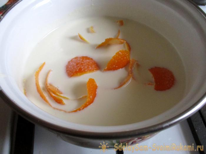 Panna cotta с апельсинами Panna cotta с апельсинами