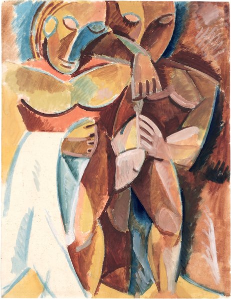 Пабло Пикассо. «Дружба (II). Этюд», 1907–1908 © ГМИИ им.А.С. Пушкина