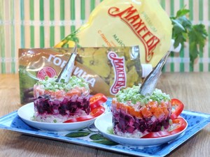 Фото к рецепту: Лучший рецепт закуски Рыбка в пруду с горчицей и майонезом «МахеевЪ» Фото к рецепту: Лучший рецепт закуски Рыбка в пруду с горчицей и майонезом «МахеевЪ»