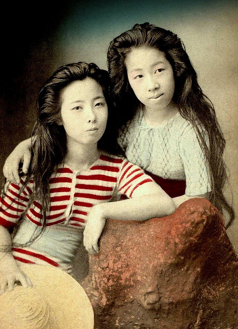 Гейши на раритетных фотографиях начала XX века (14 фото) Японские гейши