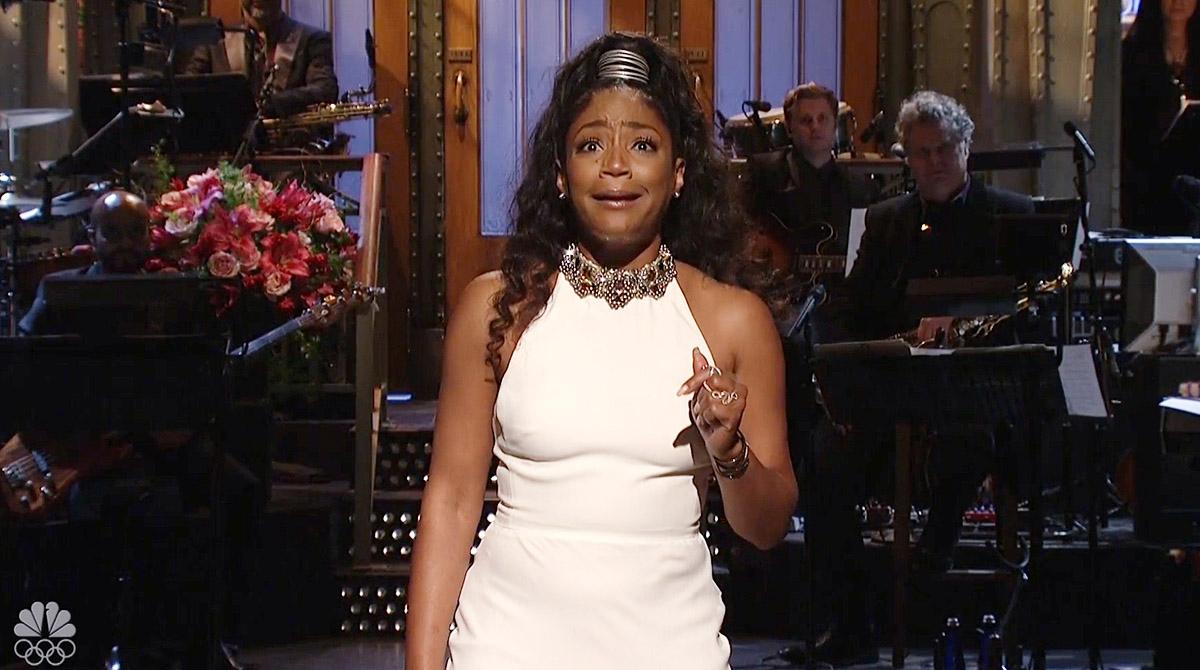 Tiffany Haddish was Saturday Night Live's first black comedienne to host the show.