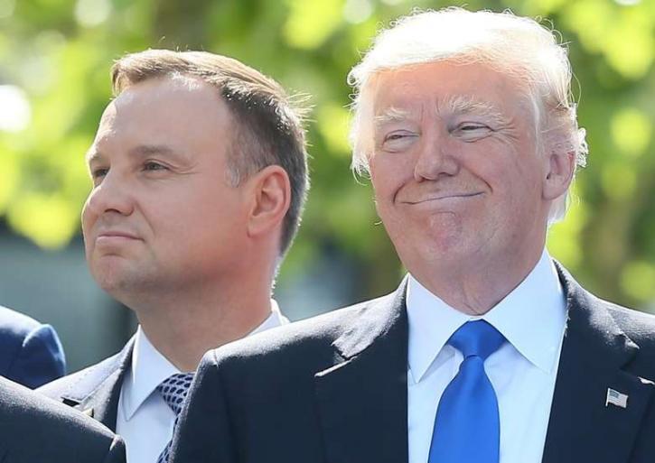 Трамп и Дуда Польша покупает много оружия у США