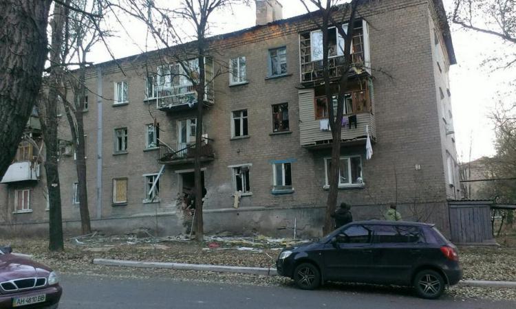 ВСУ вновь обстреляли Донецк. 27 01 2015 