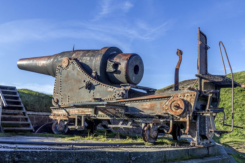 оружие, пушка, Финляндия, остров