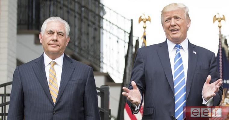 Дональд Трамп и Рекс Тиллерсон Президент США Дональд Трамп и госсекретарь США Рекс Тиллерсон