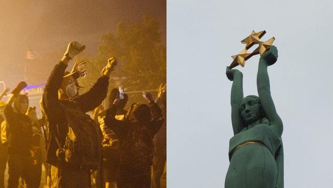 Антирасистские протесты в Латвии, или Пчелы против меда