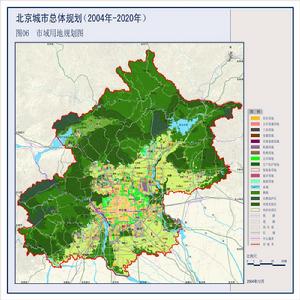 (Рисунок) Пекина общее планирование - муниципальный план землепользования