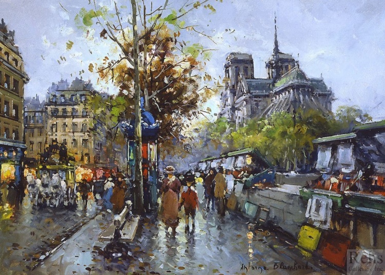 художник Антуан Бланшар (Antoine Blanchard) картины – 08