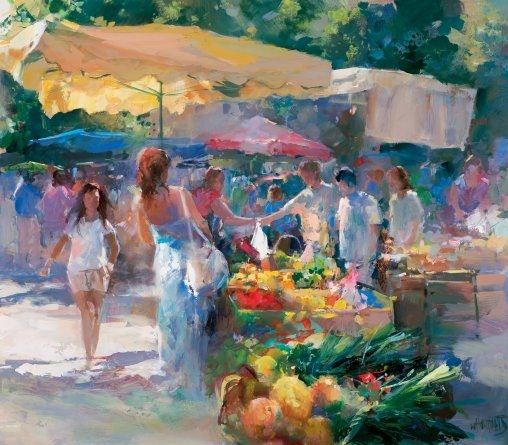 Willem Haenraets. Воздушная живопись. Sweet Street