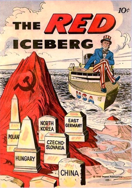 американский агитационный плакат 1960 г