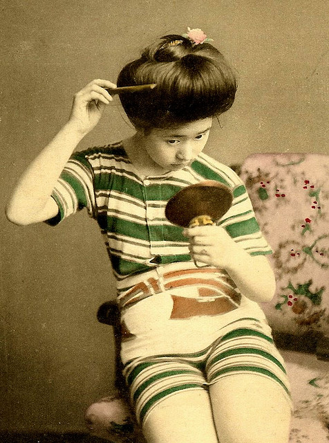 Гейши на раритетных фотографиях начала XX века (14 фото) Японские гейши