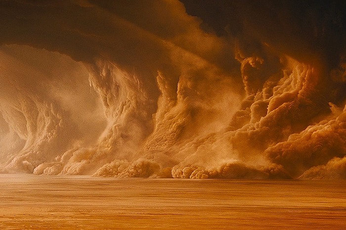 Солнечная система: пылевые бури Марса.