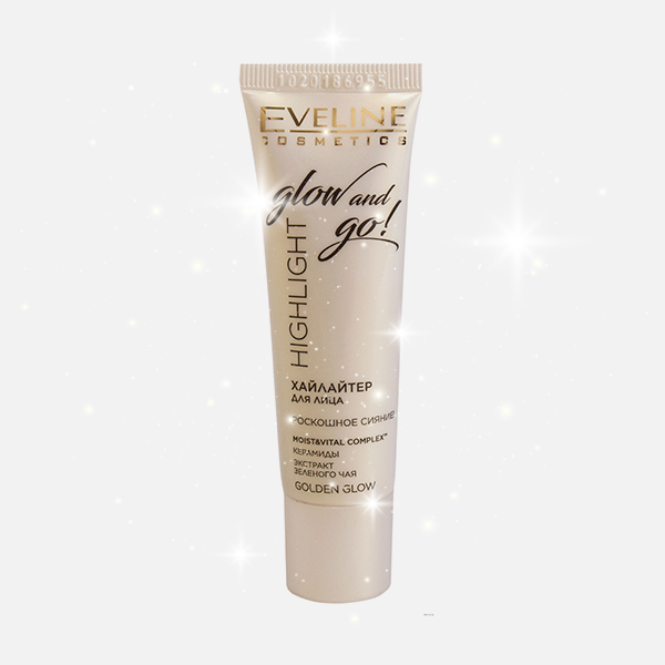 Кремовый хайлайтер Glow & Go, тон Golden, Eveline