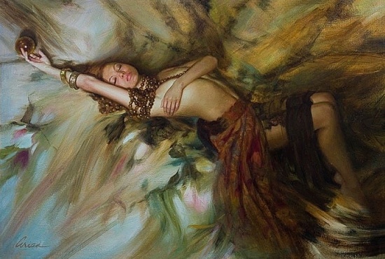 Художник Mark Arian. Современная американская мадонна