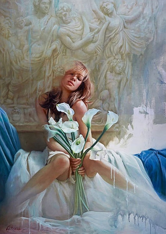 Художник Mark Arian. Современная американская мадонна