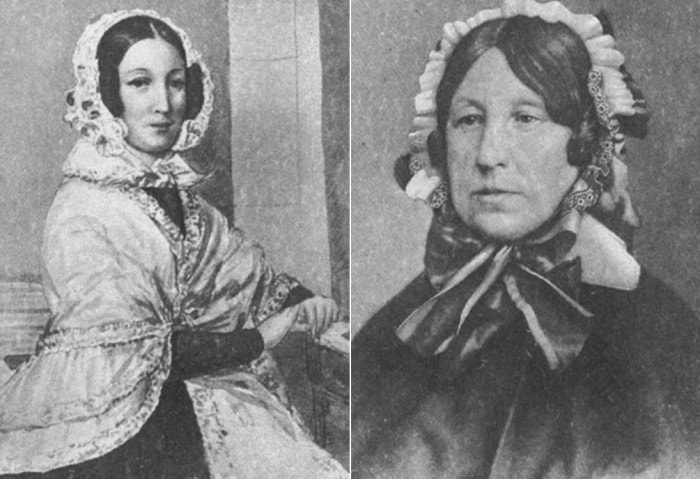 Слева – В. Ф. Чернова. Портрет Ольги Сергеевны Павлищевой, 1844. Справа – фото О. С. Павлищевой, 1860-е гг. | Фото: a-s-pushkin.ru и litceymos.ru «Поэта друг, сестра и гений милый»: удивительные способности и драматическая судьба Ольги Пушкиной