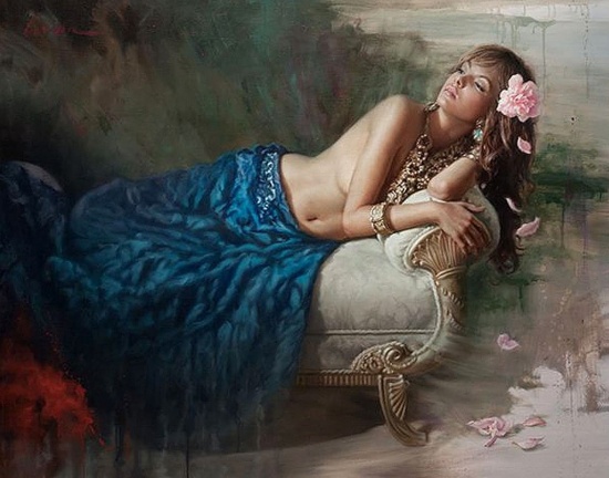 Художник Mark Arian. Современная американская мадонна