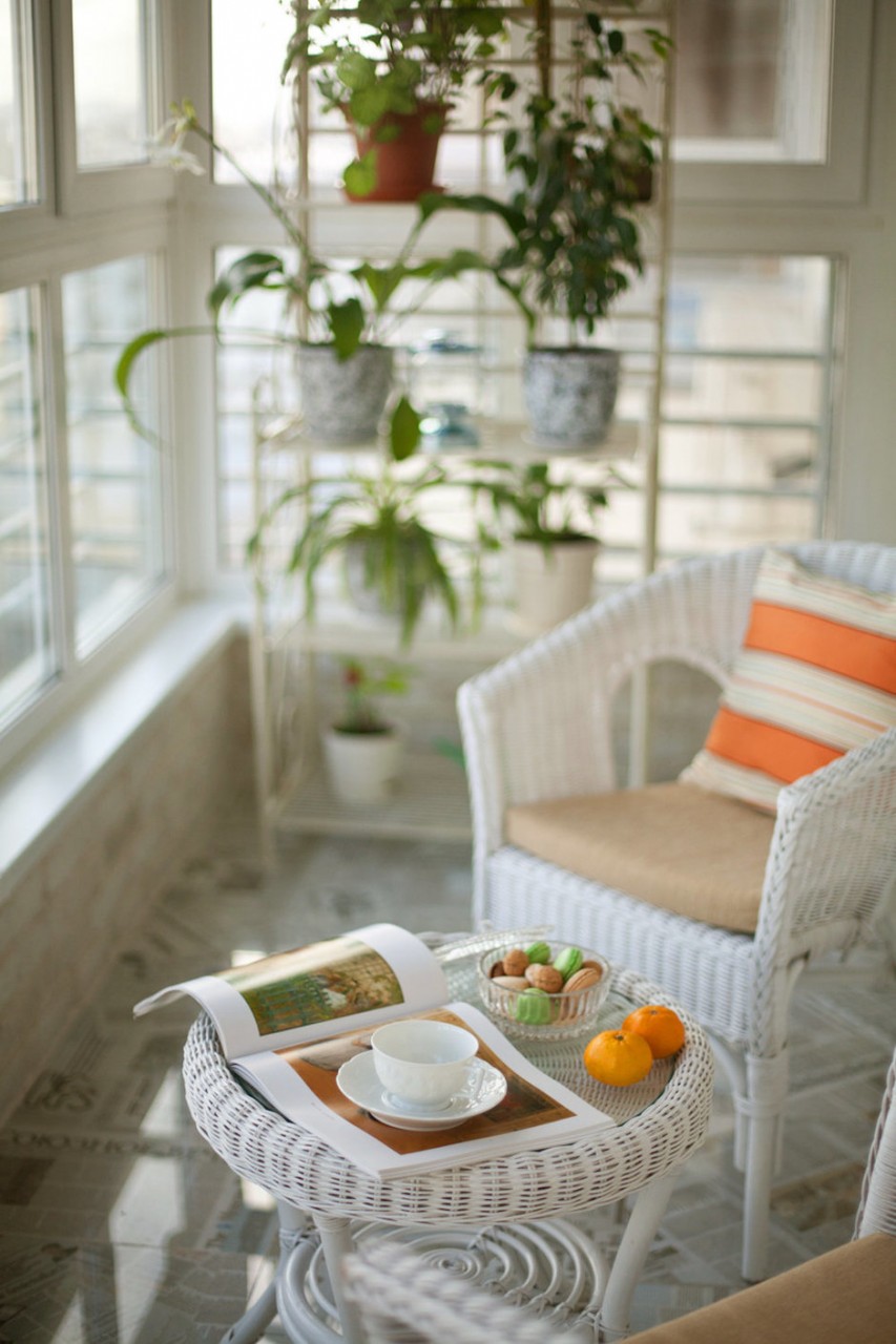 Фотография: Балкон, Терраса в стиле Скандинавский, Интерьер комнат – фото на InMyRoom.ru