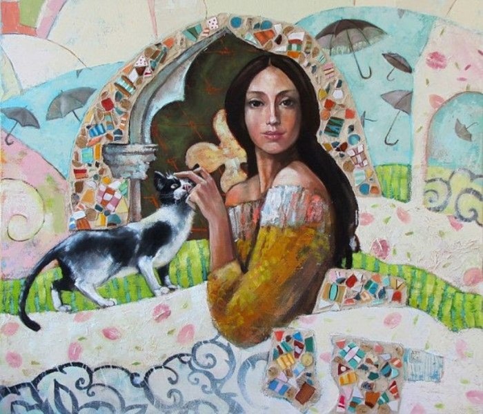 Летающие зонтики. Автор: Марианна Калачева. Летающие зонтики. Автор: Марианна Калачева.