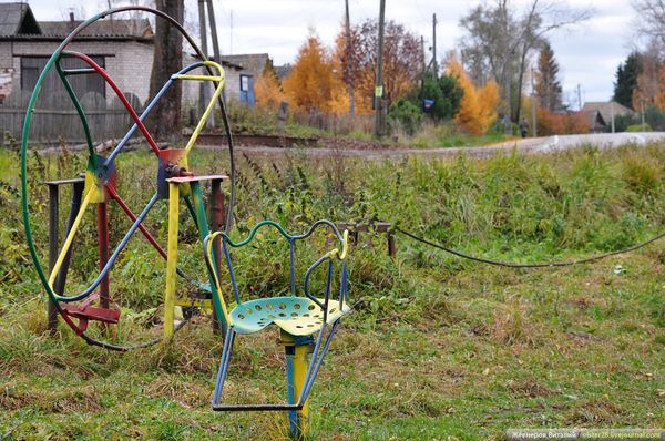 стимпанк, село, площадка