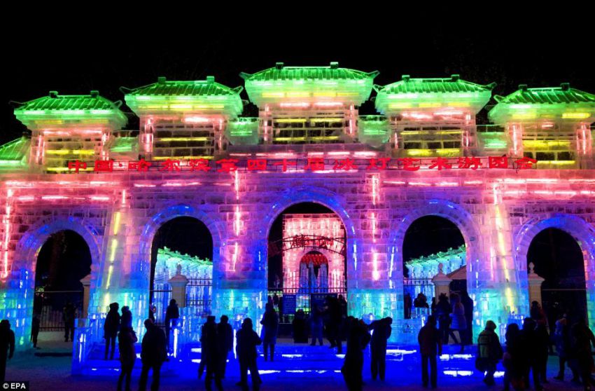 Китай, Новый Год, башня