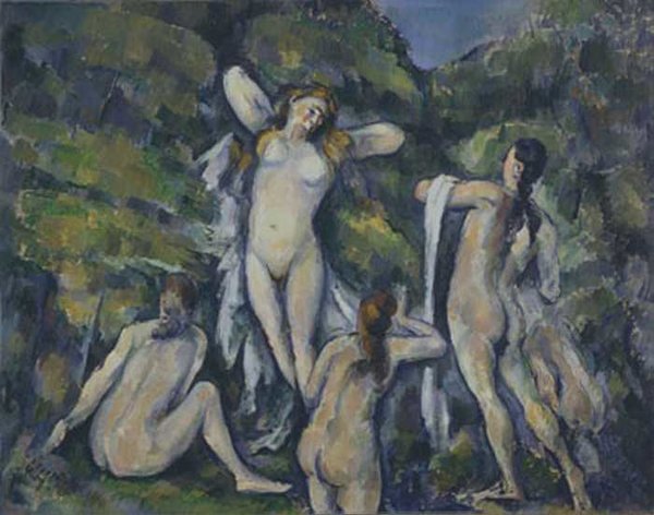 Поль Сезанн, «Купальщицы», 1900.