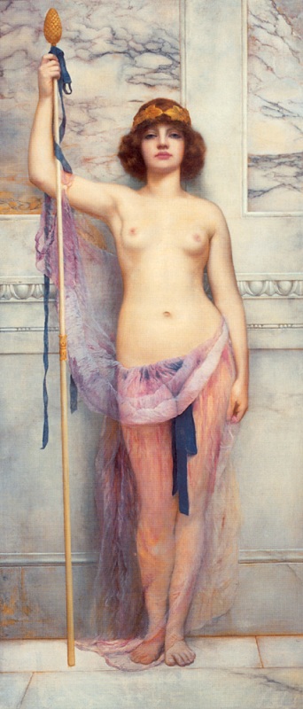   .  / John William Godward. A Priestess